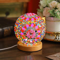 Mosaic Mini Lamp - Bohemian Style Pink-Multi Color