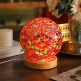Mosaic Mini Lamp - Baroque Style Orange
