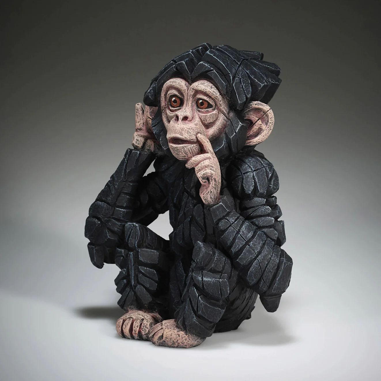 Hear No Baby Chimpanzee Figure
