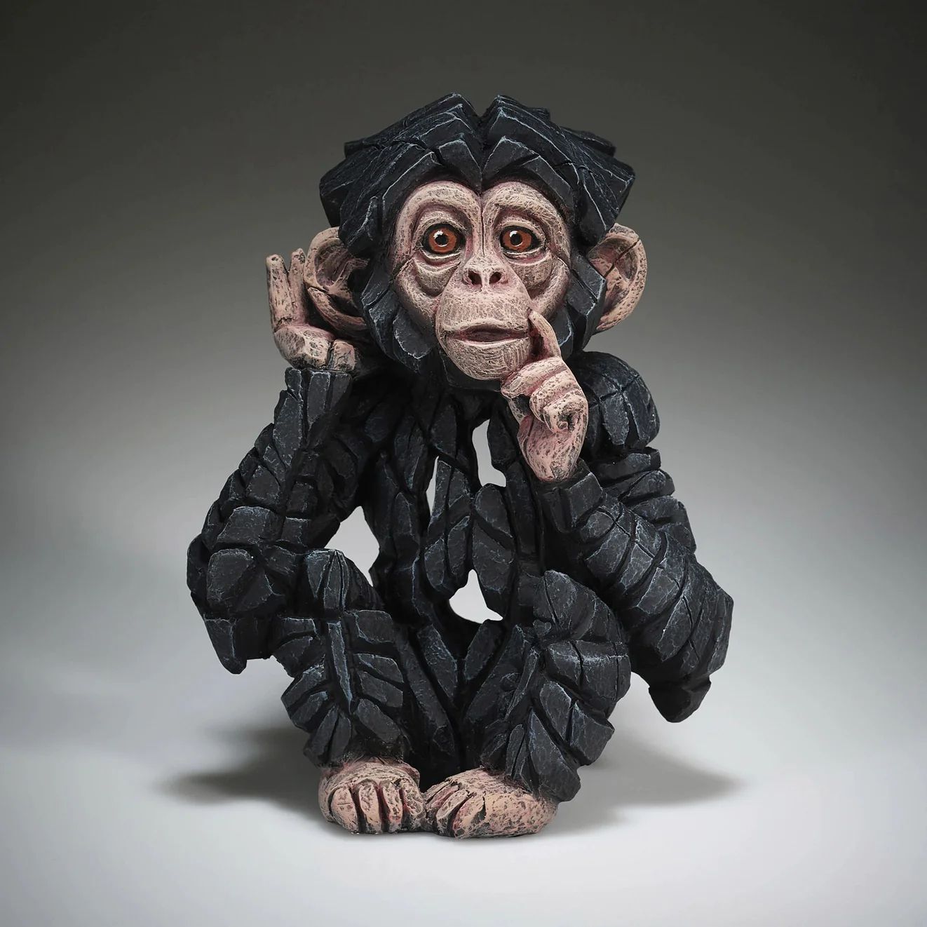 Hear No Baby Chimpanzee Figure