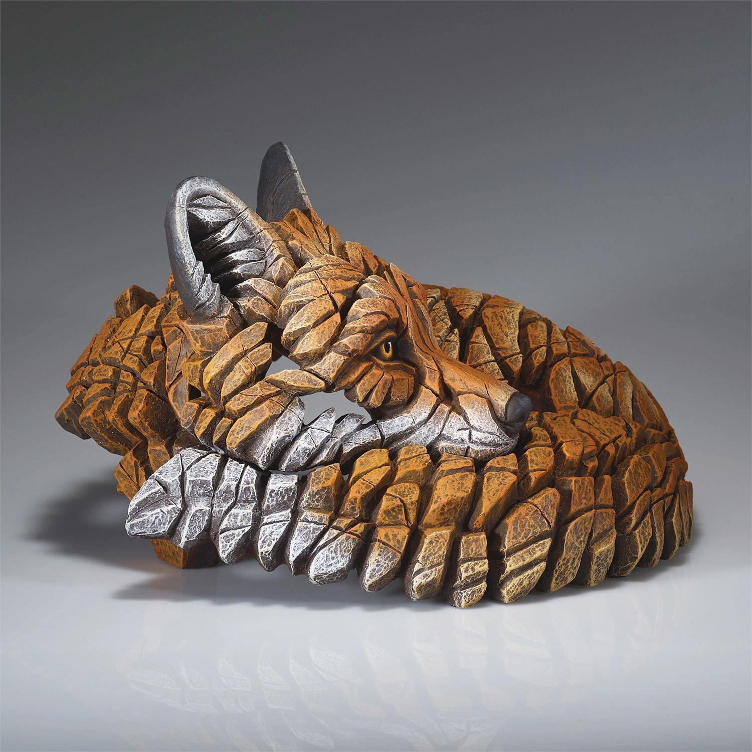 Curled Up Fox Figure