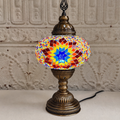 Turkish Mosaic Table Lamp Large Globe No 1