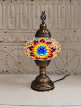 Turkish Mosaic Table Lamp Large Globe No 1
