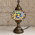 Turkish Mosaic Table Lamp Large Globe No 3