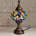 Turkish Mosaic Table Lamp Large Globe No 4