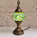 Turkish Mosaic Table Lamp Small Globe No 12