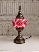 Turkish Mosaic Table Lamp  Small Globe No 20
